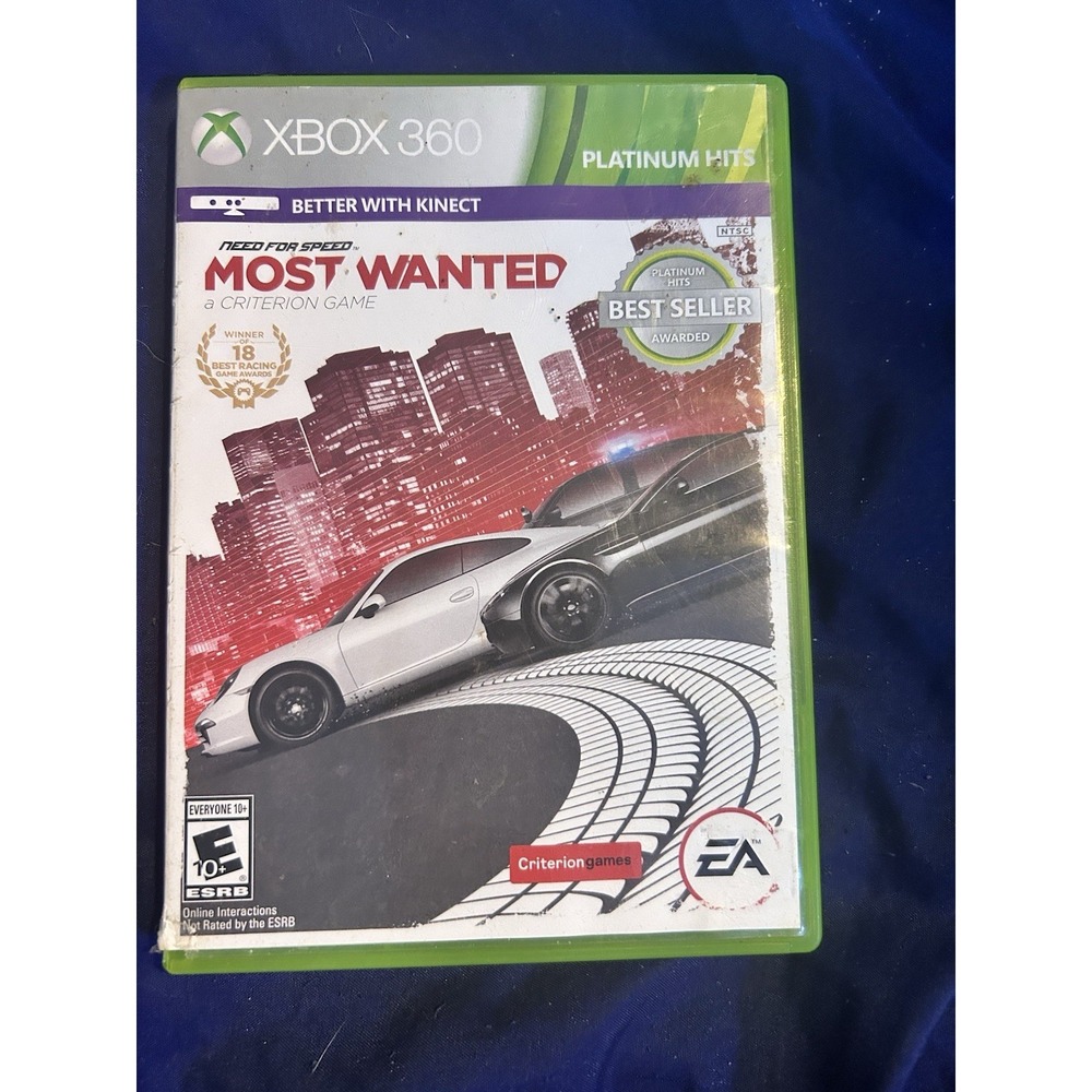 Need for Speed: Most Wanted Platinum Hits Xbox 360